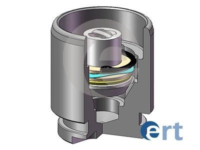 Поршенек суппорта (заднего) Mazda 323/626/Premacy 98-05 (35x40mm)(Akebono) ERT 150577K (фото 1)