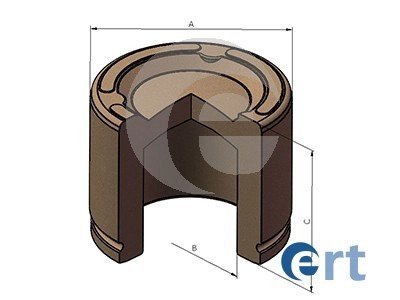 Ремкомплект супорта (переднього) Jeep Cherokee/Wrangler 06- (d=66mm) (+ поршень/направляюча) (Trw) ERT 151549C (фото 1)