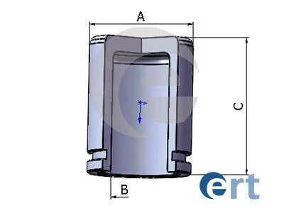 NISSAN Поршень суппорта PRIMERA (P10) 2.0 D 91-96 ERT 151560-C (фото 1)