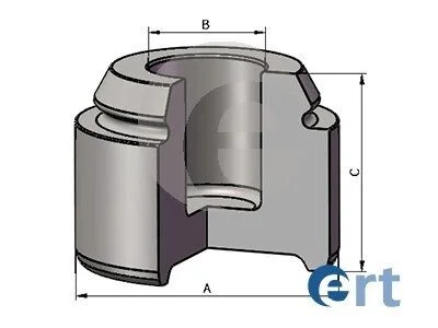 Фото 1 - поршень супорта (переднього) Iveco Daily II (50x38mm) Perrot ERT 151563C Поршень супорта (переднього) Iveco Daily II (50x38mm) Perrot ERT 151563C (фото 1)