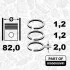 INNE- PISTON RING KIT SZT ET ENGINETEAM R1000100VR1 (фото 4)