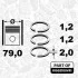 INNE- PISTON RING KIT SZT ET ENGINETEAM R1003700VR1 (фото 4)