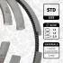 PIERSCIENIE TLOKOWE KPL AUDI A3 (8P1) 2.0 TFSI 04-12 SZT ET ENGINETEAM R1010300 (фото 1)
