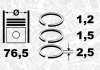 Набір колець на поршень ET ENGINETEAM R1012100 (фото 2)