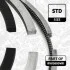 PIERSCIENIE TLOKOWE KPL ZESTAW STD (4 SZT) - AUDI A1 1.4 TDI &lt;2020 SZT ET ENGINETEAM R1013600VR1 (фото 3)