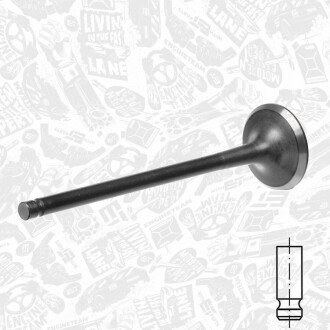 INNE- EXHAUST VALVE SZT ET ENGINETEAM VE0171