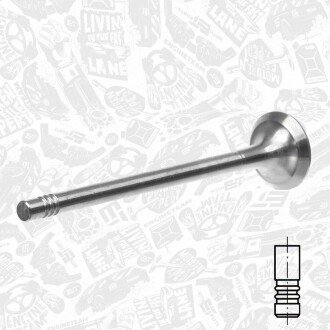 INNE- EXHAUST VALVE SZT ET ENGINETEAM VE0183