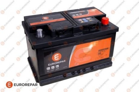 Батарея акумуляторна 12В 72Аг 680А(EN) R+ Eurorepar 1609232980