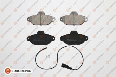 Колодки гальмівні (передні) Fiat Punto 93-00/99-10 (+датчики) Eurorepar 1617252680