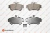 Колодки гальмівні (передні) Mitsubishi Carisma 95-06/Colt 04-13/Volvo V40/S40 95-06 Eurorepar 1617265180 (фото 1)