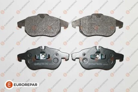 Колодки гальмівні дискові (комплект 4 шт) Eurorepar 1617266080
