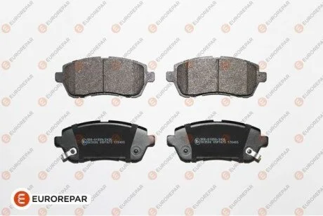 Колодки гальмівні (передні) Ford Fiesta VI 08-/Mazda 2 07-15/Subaru Justy 07- Eurorepar 1617268780