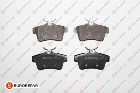 Задние тормозные колодки CITROEN C4 II, DS4, DS5 PEUGEOT 3008, 308 CC, 308 I, 5008, 508 I, 508 SW I, RCZ 1.2-2.0DH 06.09- Eurorepar 1617272680