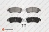 Колодка гальмівна передня (комплект) Citroen C3 Eurorepar 1617282980 (фото 1)