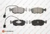 Фото 1 - колодки гальмівні (передні) Fiat 500/500C/Punto/Grande Punto/Punto Evo 07- Eurorepar 1681161780 Колодки гальмівні (передні) Fiat 500/500C/Punto/Grande Punto/Punto Evo 07- Eurorepar 1681161780 (фото 1)