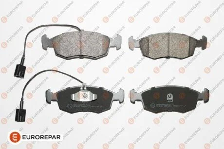 Фото колодки гальмівні (передні) Fiat 500/500C/Punto/Grande Punto/Punto Evo 07- Eurorepar 1681161780 Колодки гальмівні (передні) Fiat 500/500C/Punto/Grande Punto/Punto Evo 07- Eurorepar 1681161780