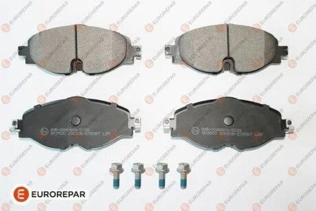 Колодки гальмівні (передні) Audi A1/Q3 18-/Seat Leon/Skoda Octavia/VW Golf/Caddy/Touran/Passat 12- Eurorepar 1681162380