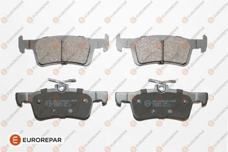 PEUGEOT Колодки гальмівні задні.308 13- Eurorepar 1681166980