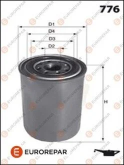 Фильтр масляный Hyundai Accent/Elantra/Tucson/H-1/Kia Ceed/Mazda 626/3/6 1.3-3.8 85- Eurorepar E149232