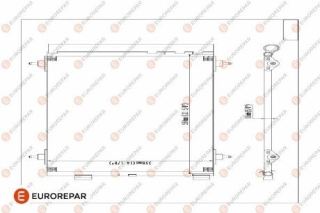 Радіатор кондиціонера Eurorepar E163364