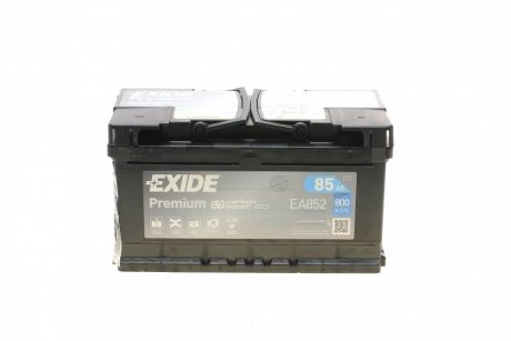 Аккумулятор premium 12v 85ah 800a EXIDE EA852 (фото 1)