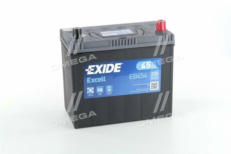 Аккумулятор 45Ah-12v EXCELL(234х127х220),R,EN330 Азия EXIDE EB454