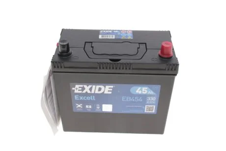 Аккумулятор 45Ah-12v EXCELL(234х127х220),R,EN330 Азия EXIDE EB454