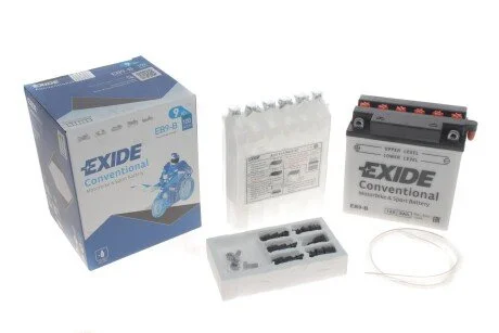 Стартерна батарея (акумулятор) EB9-B EXIDE EB9B