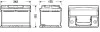 Акумулятор EXIDE EC542 (фото 4)