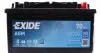 АКБ 6СТ-70 R+ (пт760) (необслуж) AGM (Start/Stop) EXIDE EK700 (фото 2)