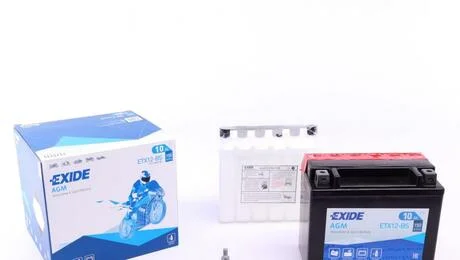 Аккумулятор 10Ah-12v AGM (150х87х130) L, EN150 EXIDE ETX12-BS