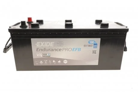 АКБ 6СТ-185 Тип3 Euro (пт 1000) POWER PRO EFB EXIDE EX1803