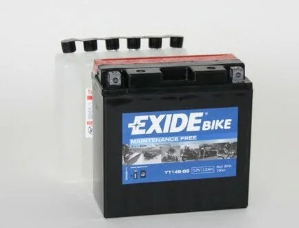 Акумулятор EXIDE YT14B-BS (фото 1)
