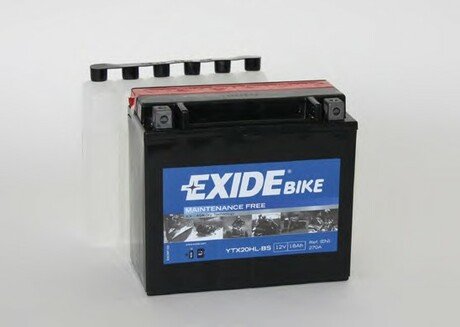 Акумулятор EXIDE YTX20HL-BS (фото 1)