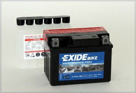 Акумулятор EXIDE YTX4L-BS (фото 1)