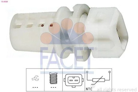 Датчик температуры воздуха Megane/Laguna 96-03 FACET 10.4009