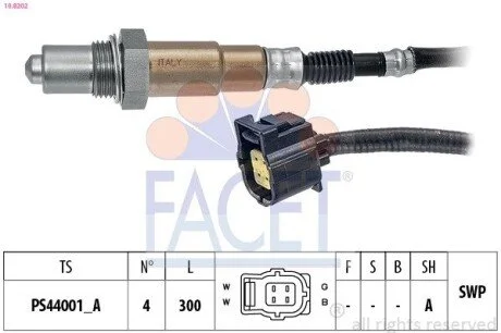 Лямбда-зонд Mercedes Benz W203/204/211/212 M156/272/273 05-> FACET 10.8202