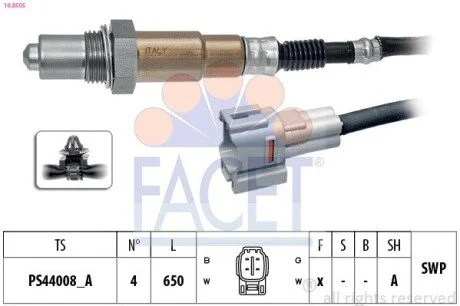 SONDA LAMBDA FACET 108505