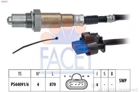 SONDA LAMBDA FACET 108511