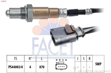 SONDA LAMBDA FACET 108535