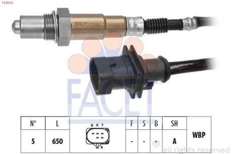 SONDA LAMBDA FACET 108542