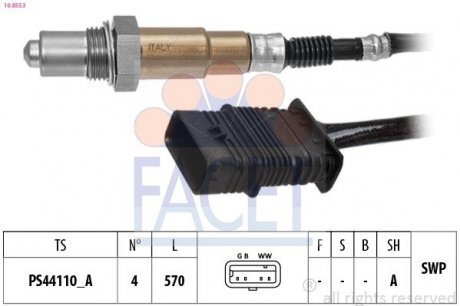 SONDA LAMBDA FACET 108553