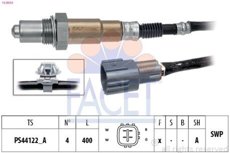 SONDA LAMBDA FACET 108604