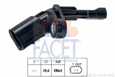 Датчик числа оборотів FACET 21.0009