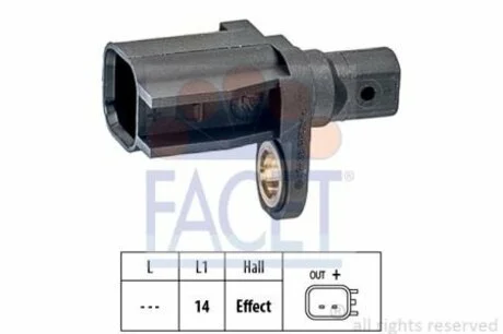 Датчик скорости FACET 21.0018