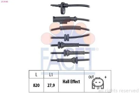 CZUJNIK ABS FACET 210140