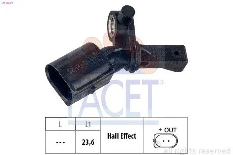 CZUJNIK ABS FACET 210221