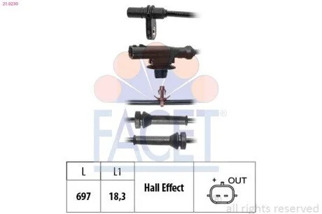 CZUJNIK ABS FACET 210230
