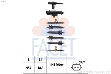 CZUJNIK ABS FACET 210231