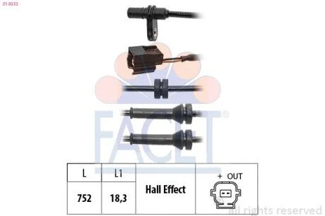 CZUJNIK ABS FACET 210232
